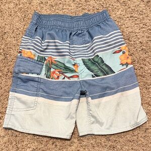 Rip Curl Floral Blue Swim Trunks